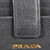 Prada Black Leather Logo Wallet