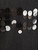Nicole Farhi Black Silk Sequin Knee Length Dress