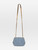 Rene Caovilla Blue Denim Embellished Crossbody Bag