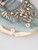 Rene Caovilla Blue Denim Embellished Trainers