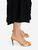 Burberry Brown Leather Sling Back Nova Check Heels