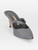 Manolo Blahnik Grey Pointed Toe Mules