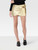 Plein Sud Gold Mini Wrap Detail Skirt