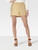 Reformation Yellow Linen Mini Shorts