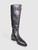 Alaïa Black Leather Cut Out Zip Front Boots Alaïa Black Leather Cut Out Zip Front Boots
