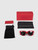 Valentino Garavani Red Rockstud Cat Eye Sunglasses