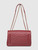 Chanel Burgundy Leather Coco Envelope Flap Bag