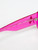 Linda Farrow Linda Farrow x The Attico Pink Rectangle Tinted Sunglasses