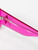 Linda Farrow Linda Farrow x The Attico Pink Rectangle Tinted Sunglasses