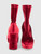 Miu Miu Burgundy Velvet Heeled Boots Miu Miu Burgundy Velvet Heeled Boots