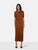 Gabriela Hearst Brown Silk Ribbed Knit Maxi Dress Gabriela Hearst Brown Silk Ribbed Knit Maxi Dress