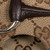 Gucci Brown GG Monogram Horse Bit Peep Toe Heels