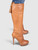 Gucci Brown Leather Tassel Detail Heel Boots Gucci Brown Leather Tassel Detail Heel Boots