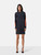 Victoria Beckham Navy Long Slit Sleeves Dress