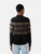 Givenchy Black Wool Metallic Stripe Knit Jumper Givenchy Black Wool Metallic Stripe Knit Jumper