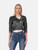 All Saints Black Quilted Biker Leather Jacket