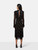 Temperley London Black Embroidered Sheer Midi Dress