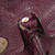 Mulberry Burgundy Leather Embroidered Bayswater