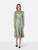 Tibi Green Shirt Belted Midi Dress