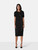 Altuzarra Black Front Buttoned Midi Dress