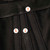 Saint Laurent Black Ostrich Feather Trim Dress