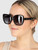 Burberry Black Helena Square Sunglasses