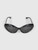 Versace Black Oval Cat Eye Sunglasses