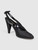 Fendi Fendi by Diego Della Valle Black Slingback Bow Heels