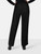 Fendi Black Pleated Wide Leg High Rise Trousers