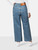 Loewe Blue Wide Leg Anagram Detail Jeans