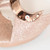 Terry de Havilland Rose Gold Glitter Wedge Sandals