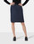Valentino Garavani Navy A Line Knee Length Skirt