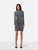 Maje Grey Knit Button Detail Dress