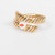 Bvlgari Tricolour 18K Gold Tubogas Ring