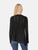 Pierre Balmain Black Distressed Sheer Jumper