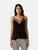 Zadig & Voltaire Zadig & Voltaire Deluxe Black Velvet & Lace Trim Top
