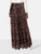 ME+EM Belted Printed Belted Maxi Skirt