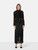 Dries Van Noten Black Ruffle Sheer Maxi Dress