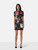 Balenciaga Belted Short Sleeve Printed Dress