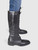 Ludwig Reiter Black Leather Knee High Lace Up Boots