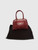 Gucci Bordeaux Leather Embossed Handbag