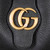 Gucci Black Leather GG Marmont Tote Bag