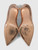 Gianvito Rossi Rose Gold Leather Point Toe Pumps