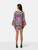 Camilla Abstract Crystal Embellish Mini Dress