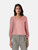 Tibi Pink V-Neck Long Sleeve Blouse