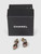 Chanel 2005 Vintage Shell Crystal CC Earrings