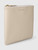 Comme Des Garcons Beige Leather Zip Pouch