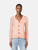 Tory Burch Pink Wool Button Up Cardigan