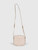 Alberta Ferretti Cream Buckled Crossbody Bag