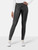 Emilio Pucci Black Leather Zipped Leggings